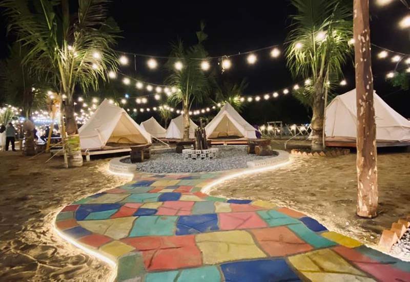 Halo Glamping - Điểm cắm trại, vui chơi, ăn uống tại bãi biển Quảng Hải, Thanh Hóa