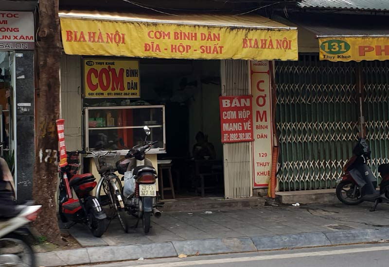 Cơm Bình Dân 129 Thụy Khuê, Tây Hồ, Hà Nội