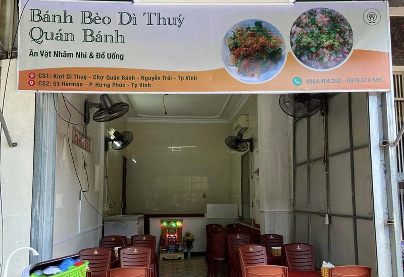 Bánh Bèo Dì Thúy 53 Hermann, P. Hưng Phúc, Thành phố Vinh, Nghệ An