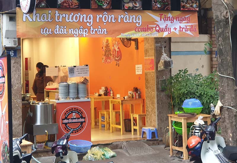 Địa chỉ quán Bún Ốc Nhà Mình 6 ngõ 39 Tú Mỡ, Trung Hoà, Cầu Giấy, Hà Nội