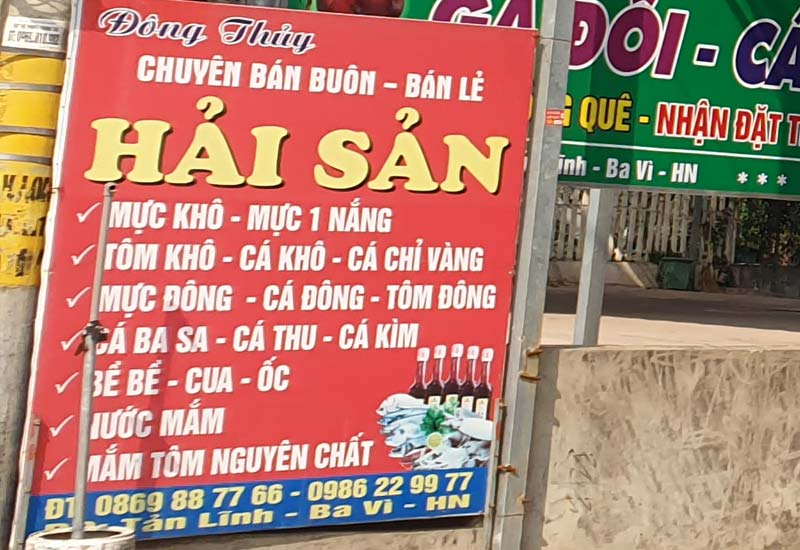 Bún Hải Sản Đông Thủy tại Đường 87A, thôn Việt Long, Tản Lĩnh, Ba Vì, Hà Nội