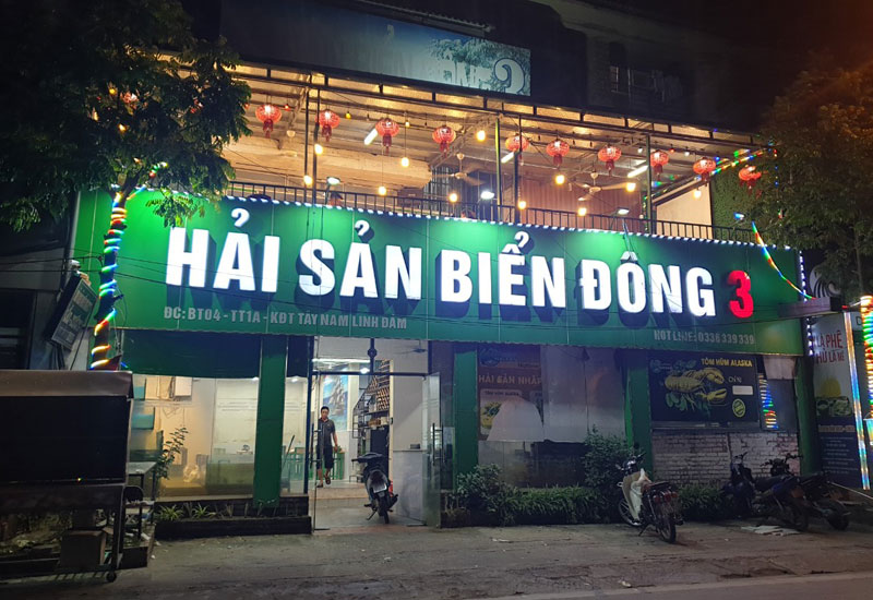 Nhà Hàng Hải Sản Biển Đông 3 tại BT04 - TT1A, Khu đô thị Tây Nam Linh Đàm, P. Hoàng Liệt, Hoàng Mai, Hà Nội