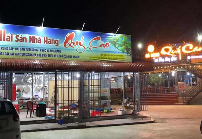 Nhà Hàng Hải Sản Tươi Sống Quý Cao tại Nhà Thờ Đổ, xã Hải Lý, huyện Hải Hậu, Nam Định
