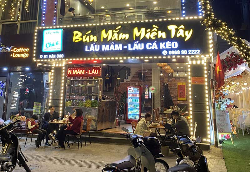 Bún Mắm Miền Tây - Lẩu Mắm - Lẩu Cá Kèo 91 Văn Cao, Liễu Giai, Ba Đình, Hà Nội