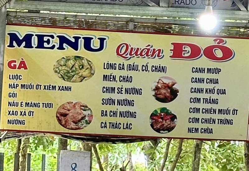 Quán Đỏ tại Gò Sậy, Thôn Đông Phước, Xã Hòa An, Phú Hòa, Phú Yên