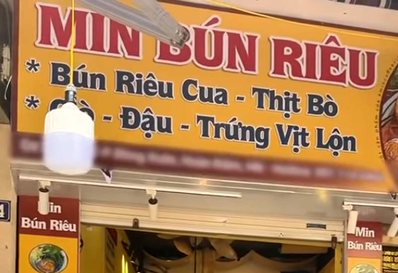 Min Bún Riêu 52 Phố Đồng Xuân, Hoàn Kiếm, Hà Nội