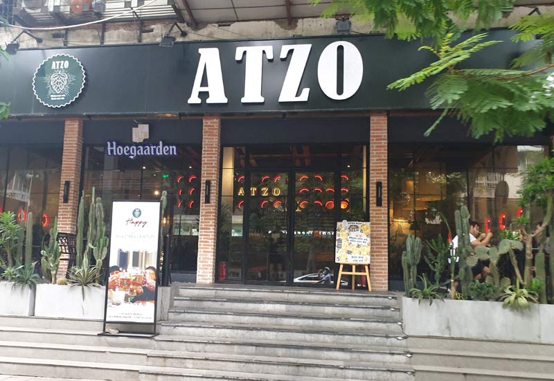Nhà hàng Atzo Beer 02 Lê Phụng Hiểu, Tràng Tiền, Hoàn Kiếm, Hà Nội