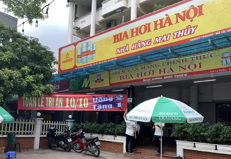 Nhà hàng Mai Thuỷ - Bia hơi Hà Nội 132 Lê Duẩn, Hai Bà Trưng, Hà Nội