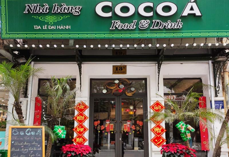 Coco Á Restaurant 13A Lê Đại Hành, Hai Bà Trưng, Hà Nội