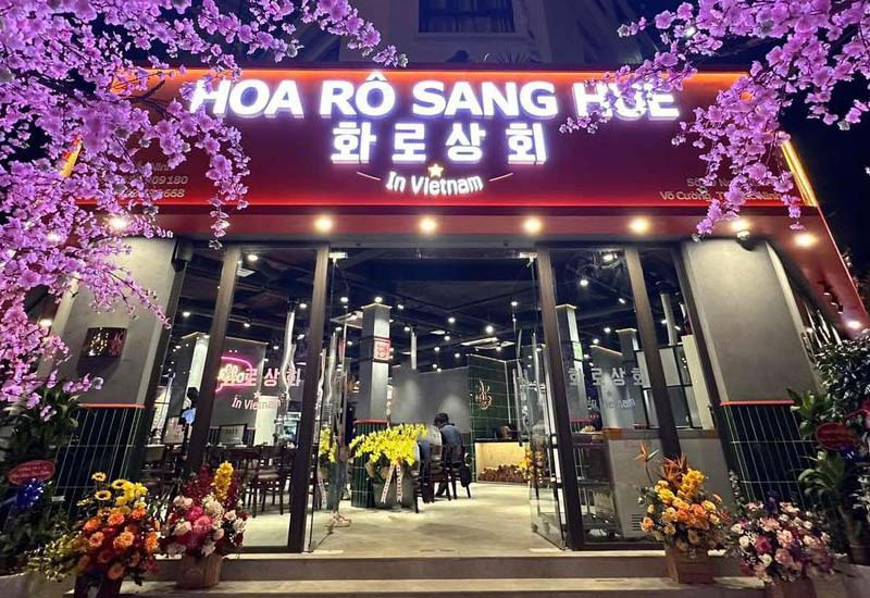 Nhà hàng lẩu nướng Hàn Quốc Hoa Rô Sang Huê 29 Ngô Tất Tố, P. Võ Cường, Thành phố Bắc Ninh