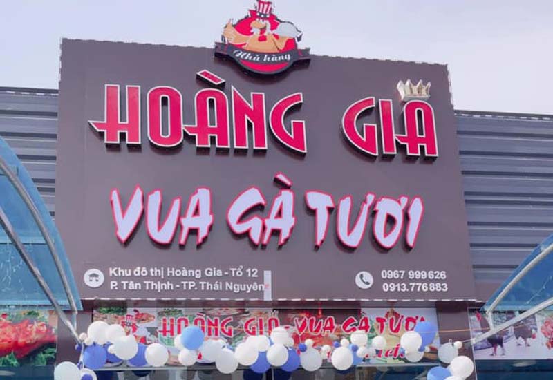 Hoàng Gia Vua Gà Tươi 225 Khu đô thị Hoàng Gia, Tổ 12, P. Tân Thịnh, Thành phố Thái Nguyên