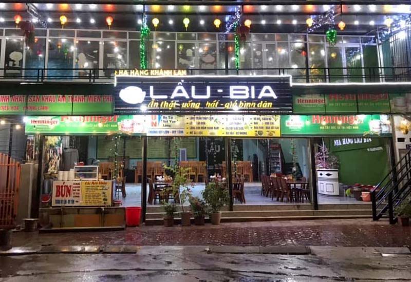 Nhà hàng Khánh Lan tại ngõ 2, phố Hùng Hưng, Minh Quyết, P. Khai Quang, TP. Vĩnh Yên, Vĩnh Phúc