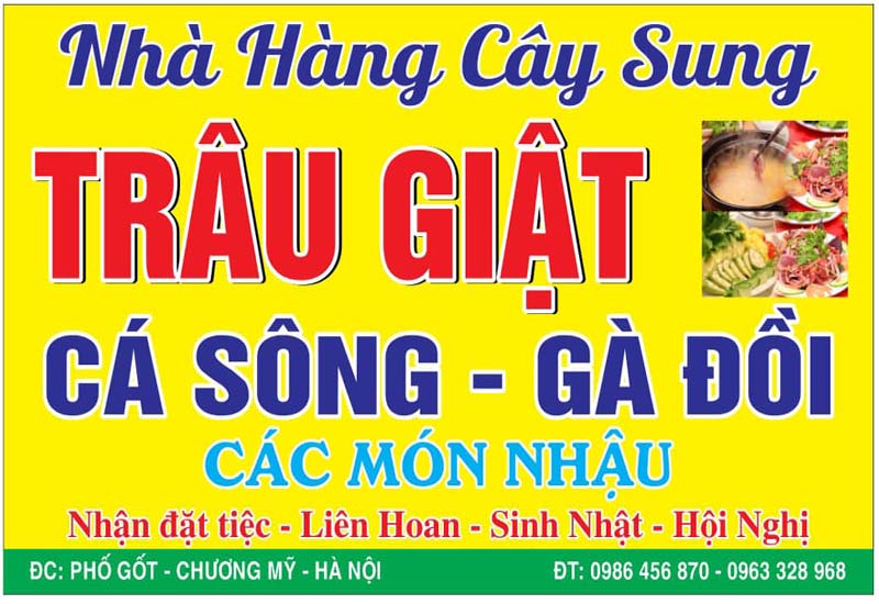 Nhà Hàng Cây Sung tại QL6, phố Gốt, xã Đông Sơn, Chương Mỹ, Hà Nội