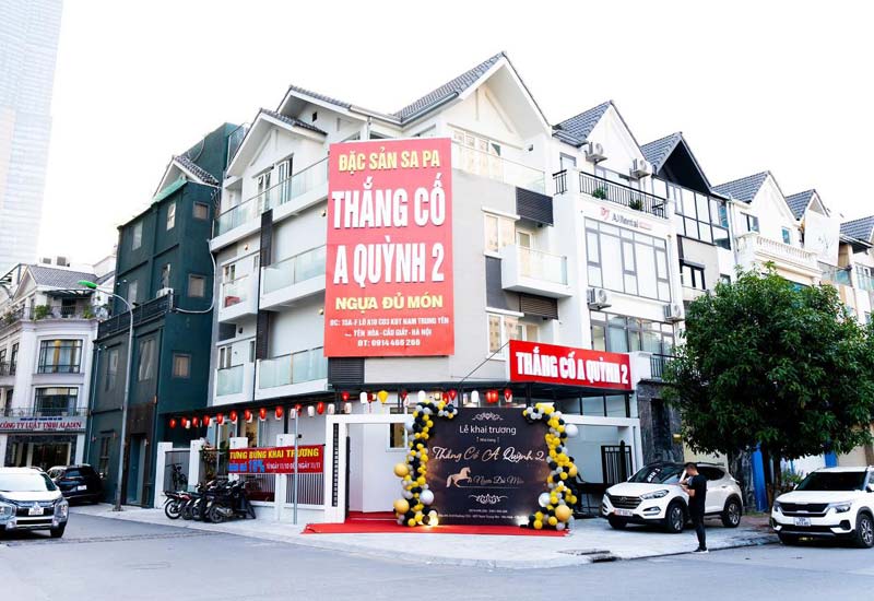 Địa chỉ Nhà hàng Thắng Cố A Quỳnh 2 - Đặc Sản Sapa ở KĐT Nam Trung Yên, Yên Hoà, Cầu Giấy, Hà Nội