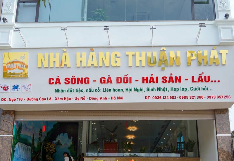 Nhà Hàng Thuận Phát - Hải Sản ở Ngõ 176 đường Cao Lỗ, Xóm Hậu, Uy Nỗ, Đông Anh, Hà Nội
