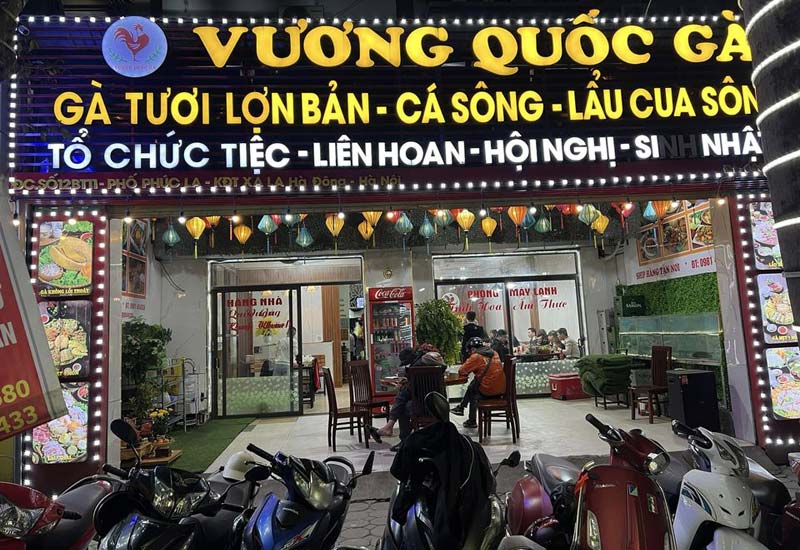 Nhà Hàng Vương Quốc Gà tại BT11, VT12 Khu đô thị Xa La, Hà Đông, Hà Nội