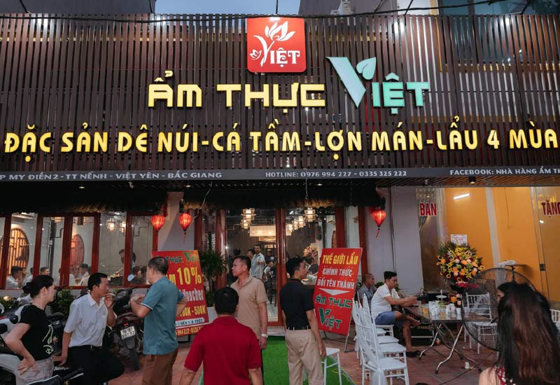 Nhà Hàng Ẩm Thực Việt ở Chợ My Điền, My Điền, Hoàng Ninh, Việt Yên, Bắc Giang
