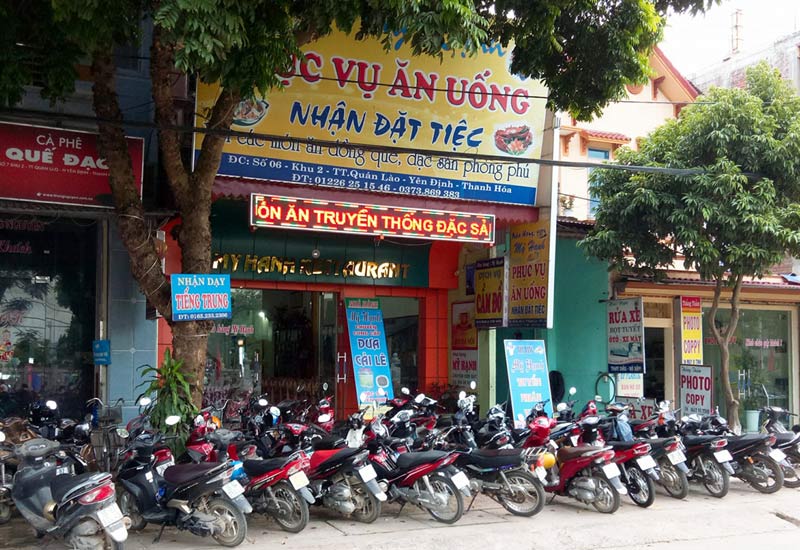 Nhà hàng Mỹ Hạnh số 6 Khu 2, thị trấn Quán Lào, Huyện Yên Định, Thanh Hóa