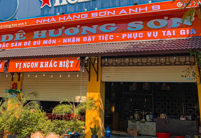 Nhà hàng Sơn Anh 9 - Dê Hương Sơn tại 2 Nguyễn Tài, Phường Trường Thi, Thành phố Vinh, Nghệ An
