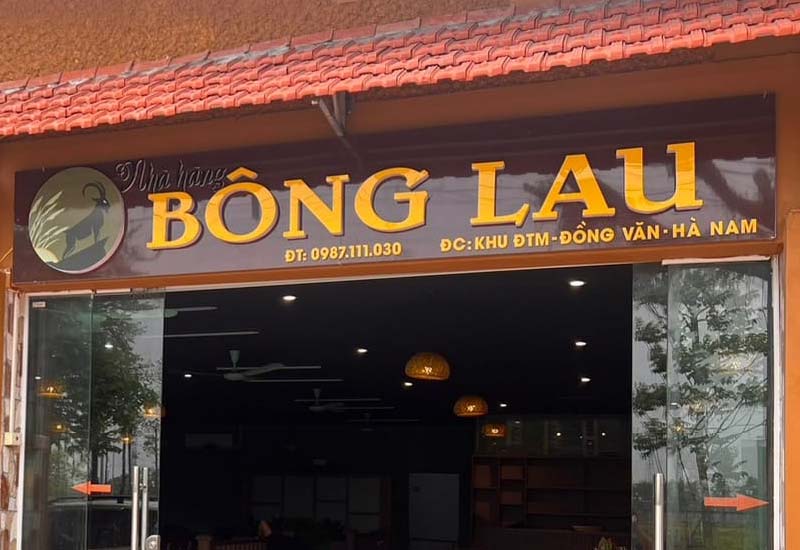 Nhà hàng Bông Lau - Dê Núi Ninh Bình KĐTM Đồng Văn, Đường Lý Tự Trọng, Thị xã Duy Tiên, Hà Nam