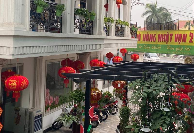 Nhà hàng Nhật Vạn 2 địa chỉ 319 Nguyễn Văn Linh, Dư Hàng Kênh, Lê Chân, Hải Phòng