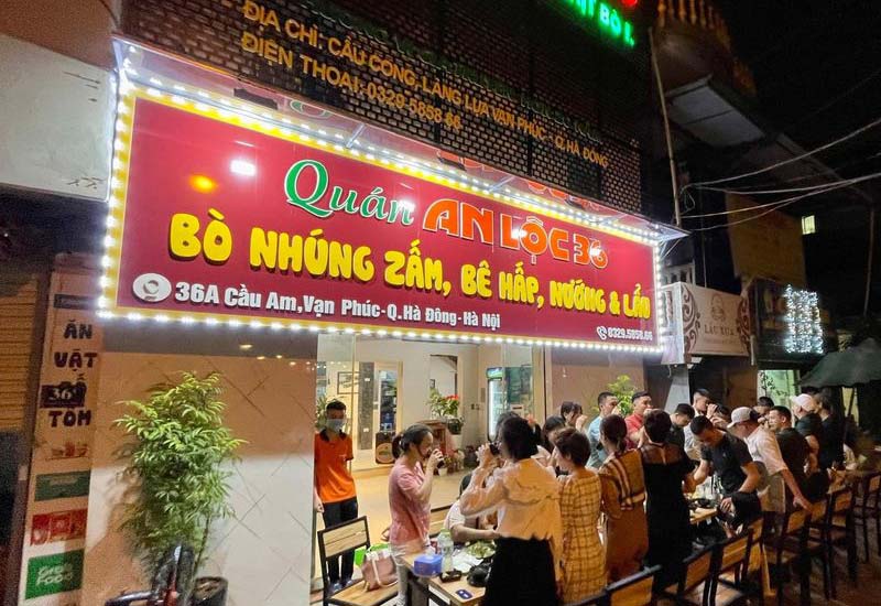 Quán An Lộc 36 tại 36A phố Cầu Am, Hà Đông, Hà Nội