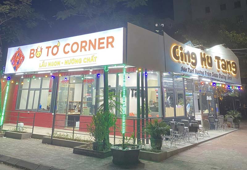 Quán Bò Tơ Corner ở Đường Lê Ngọc Chinh, Liên Bảo, Vĩnh Yên, Vĩnh Phúc