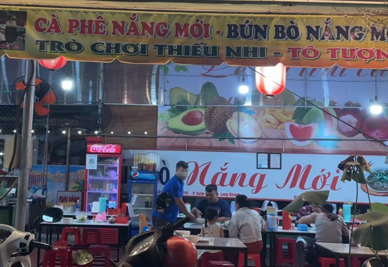 Địa chỉ Bún Bò Nắng Mới & Coffee 52 Nguyễn Trãi, P. Xuân Hòa, Thành phố Long Khánh, Đồng Nai