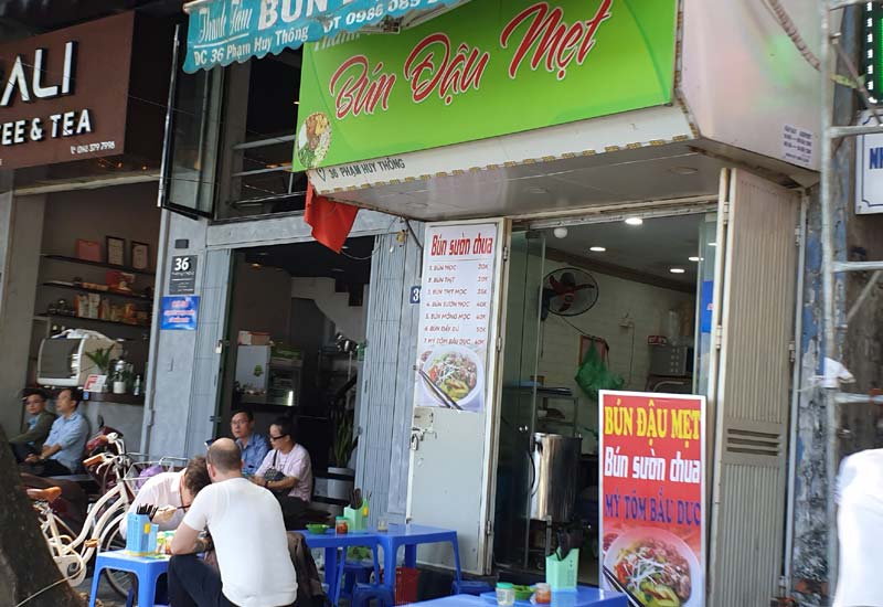 Bún Đậu Mẹt 36 Phạm Huy Thông, Ngọc Khánh, Ba Đình, Hà Nội