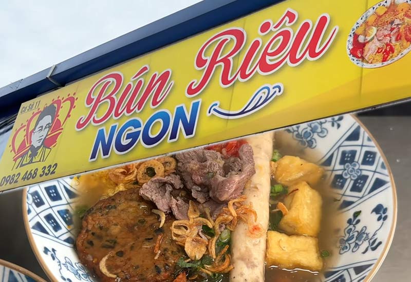 Quán Bún Riêu Ngon ở Nghĩa Lộ, Yên Bái