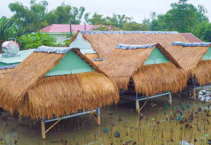 Nhà Sàn Quán ở thôn Vinh Ba, xã Hòa Đồng, Huyện Tây Hòa, Phú Yên