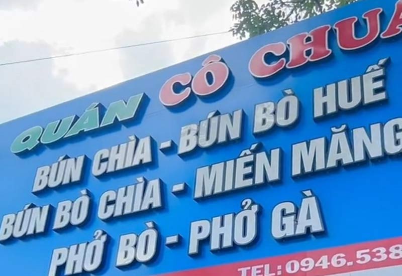 Quán Cô Chua - Quán bún chìa nổi tiếng Buôn Ma Thuột