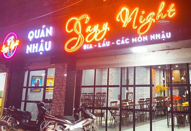 Quán Nhậu Sayy Night ở Ngách 1, Ngõ 233 Tô Hiệu, Cầu Giấy, Hà Nội