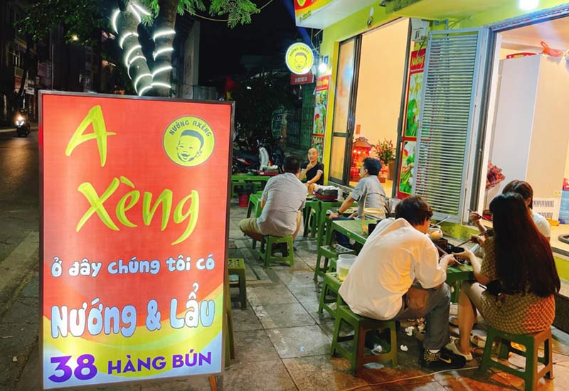 Nướng AXèng 38 Hàng Bún, Hoàn Kiếm, Hà Nội