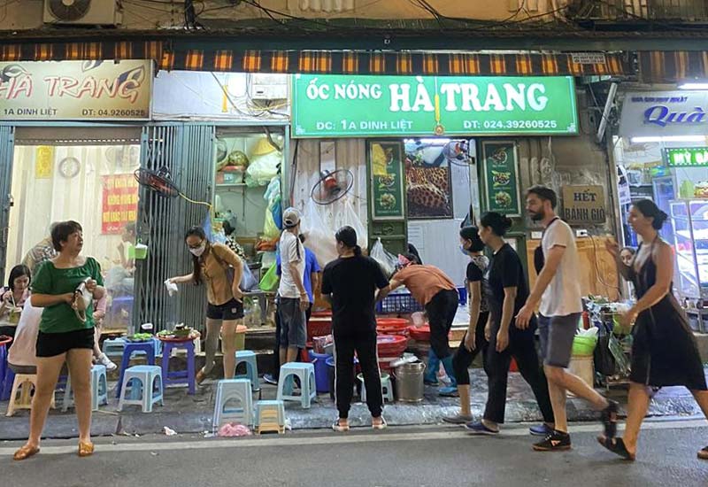 Ốc Nóng Hà Trang - Quán Ốc 1A Đinh Liệt, Hoàn Kiếm, Hà Nội