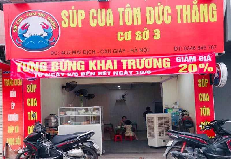 Súp Cua Tôn Đức Thắng 40D Mai Dịch, Cầu Giấy, Hà Nội