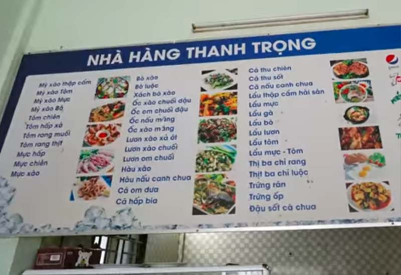 Nhà Hàng Thanh Trọng - Cơm, Lẩu, Hải sản tươi sống ở QL1A Nghi Sơn, Thanh Hóa