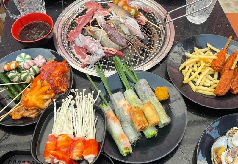 Buffet Lẩu & Nướng Xe Lam 44 Nguyễn Minh Đường, xã Đạo Thành, Mỹ Tho, Tiền Giang