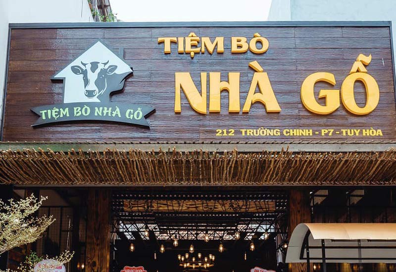 Tiệm Bò Nhà Gỗ 212 Trường Chinh, Phường 7, Tuy Hòa, Phú Yên