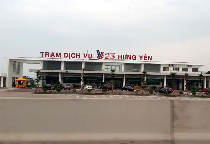 Trạm Dịch Vụ V23 trên đường cao tốc Hà Nội - Hải Phòng, huyện Yên Mỹ, Hưng Yên