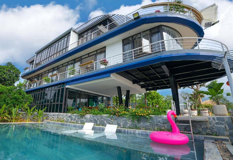 DC Aroma Villa - Biệt thự nghỉ dưỡng hình Du Thuyền trên hồ Đồng Chanh