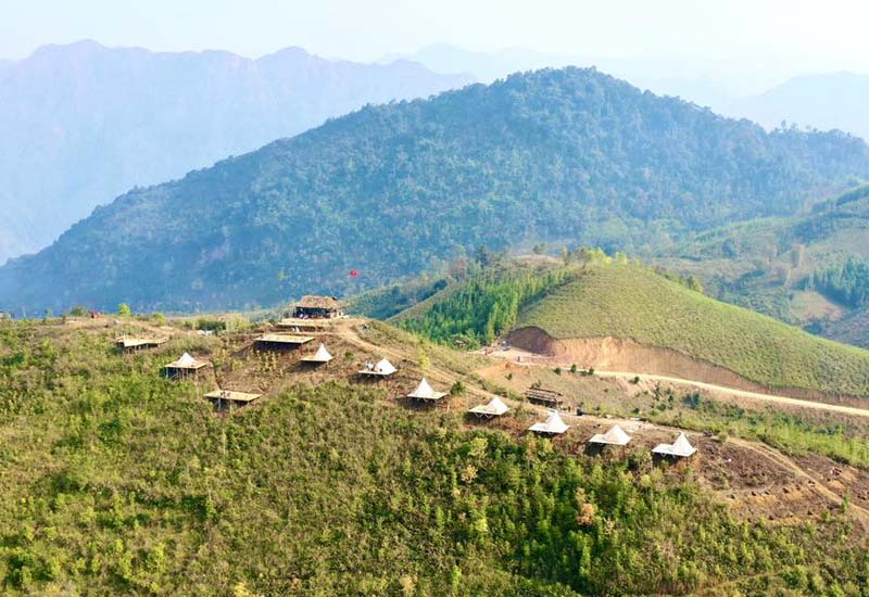 Lau Camping - Khu nghỉ dưỡng săn mây bằng lều bạt ở xã Phình Hồ, Trạm Tấu, Yên Bái