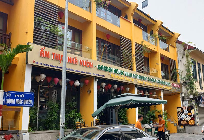 Garden House Villa Restaurant 15 Luong Ngoc Quyen street, Hoan Kiem, Hanoi, Vietnam
