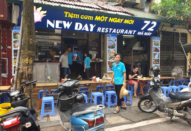 New Day Restaurant 72 Ma May street, Hoan Kiem, Hanoi, Vietnam