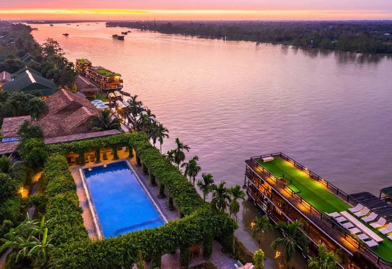 Mekong Lodge Resort - Top Bungalow in the Mekong Delta