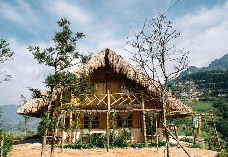 Rua's House Mountain Hamlet at Y Linh Ho, Lao Chai, Sa Pa town, Lao Cai Province, Vietnam
