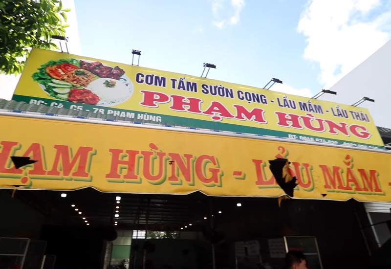 Cơm Tấm Phạm Hùng | Quán Cơm Tấm Sườn Cọng ngon ở Rạch Giá, Kiên Giang